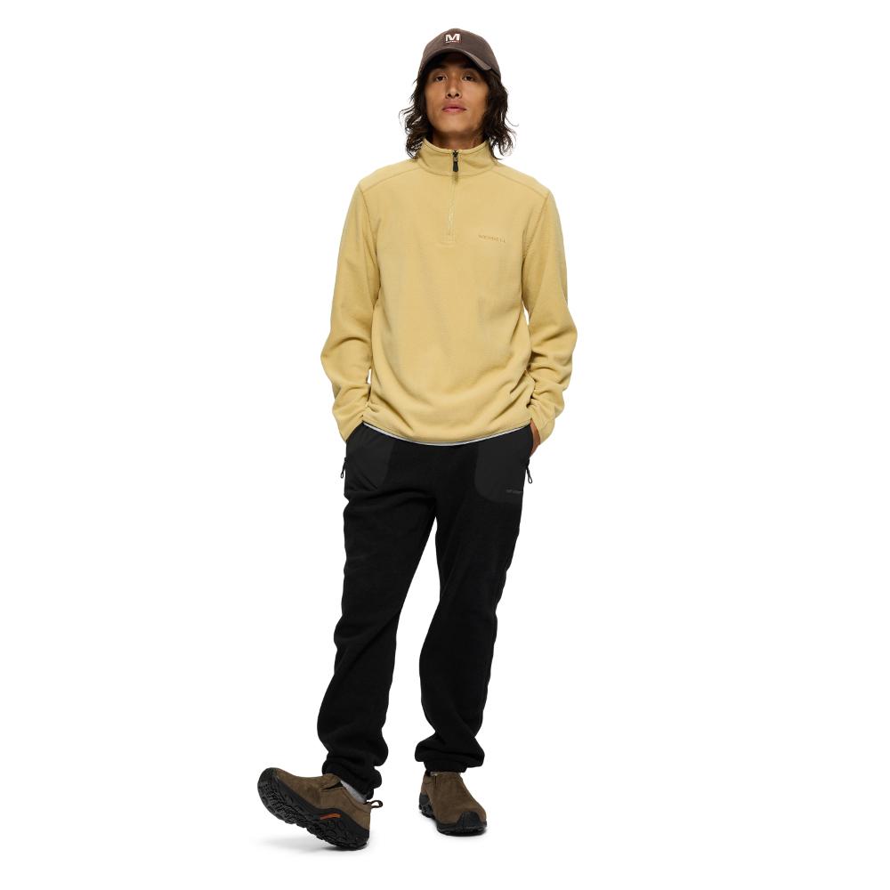 POLERA HOMBRE WHITE PINE QUARTER ZIP AMARILLO - 4