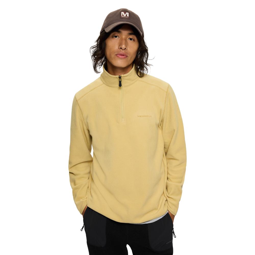 POLERA HOMBRE WHITE PINE QUARTER ZIP AMARILLO - 5