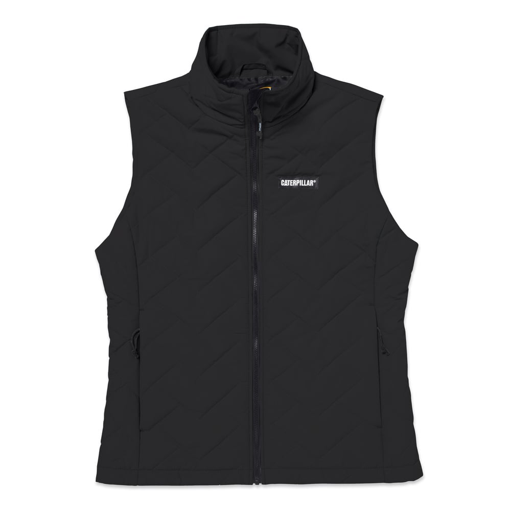 CHALECO MUJER MEDIUMWEIGHT INSULATED QUILTED NEGRO - 1