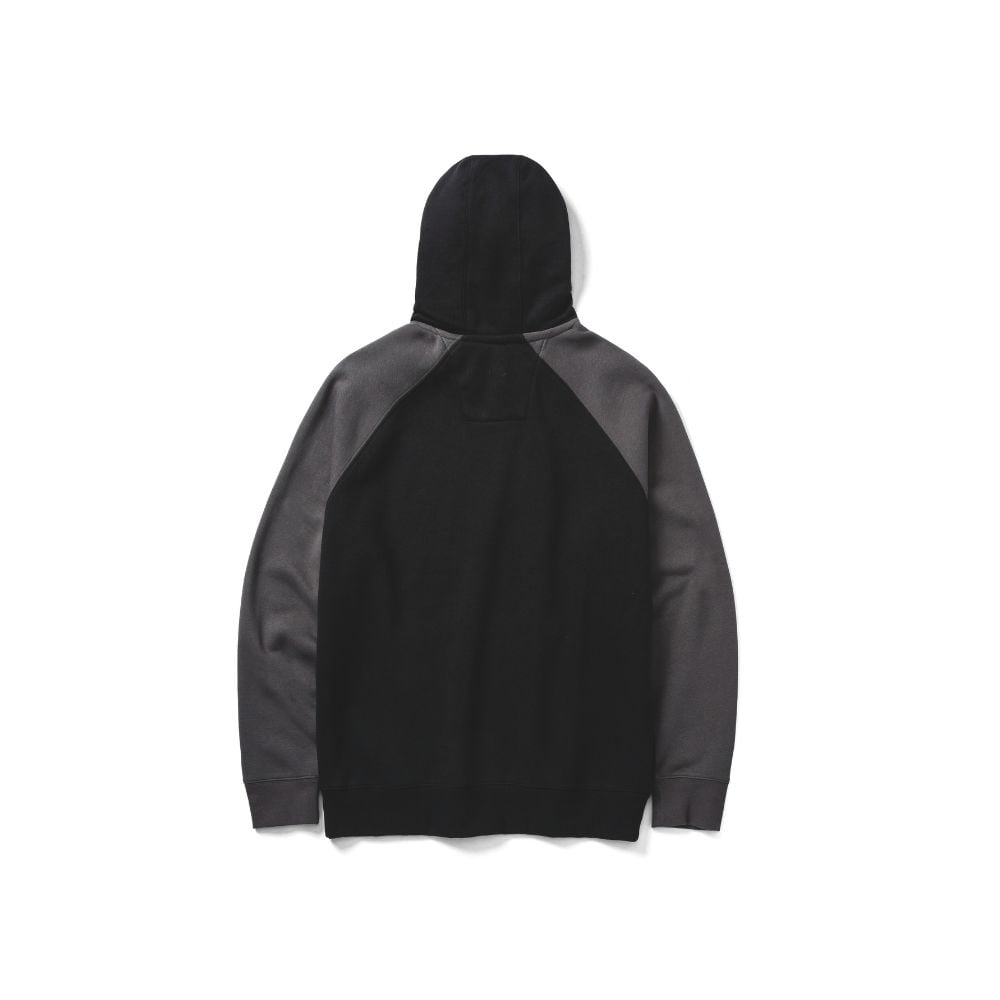 POLERA HOMBRE COLORBLOCK RAGLAN HOODED NEGRO - 2