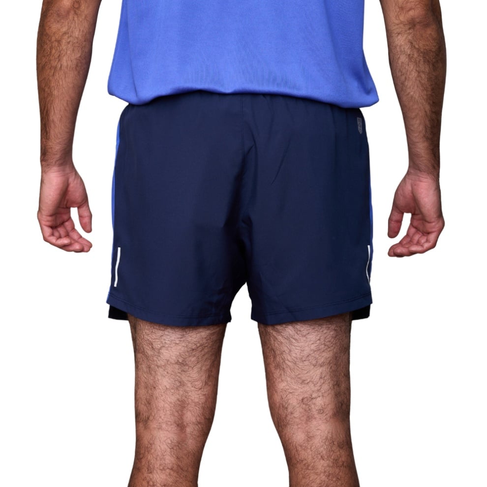 SHORT HOMBRE TRAINING WOVEN AZUL - 4