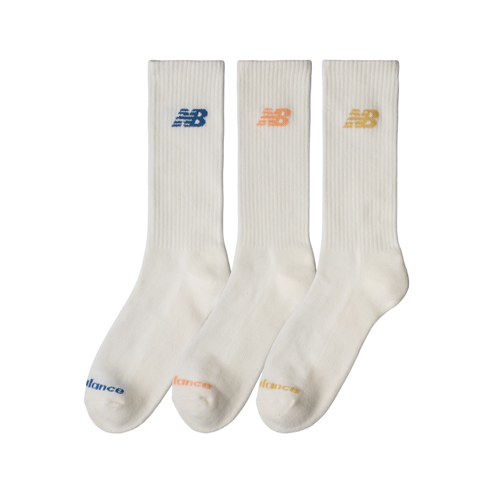 MEDIAS EVERYDAY CREW 3 PAIRS BLANCO - 2