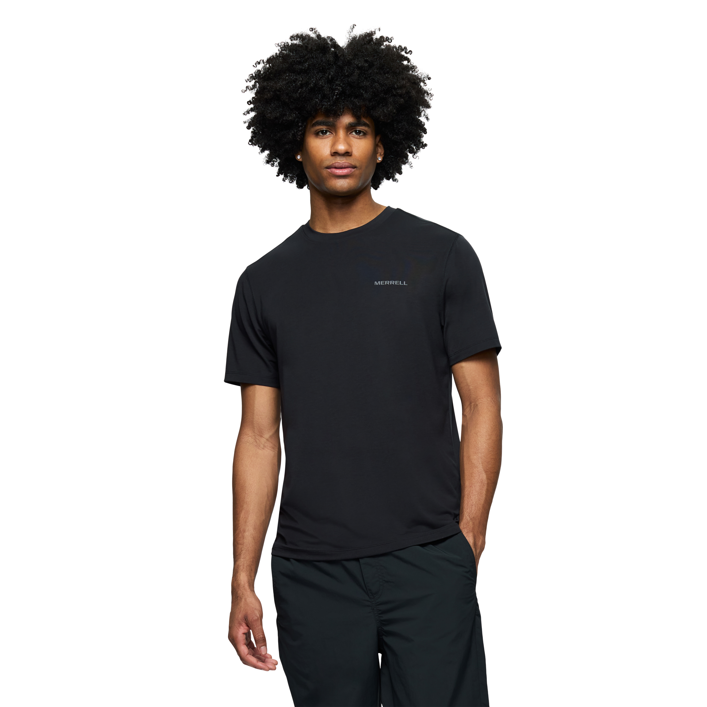 POLO HOMBRE HORIZON TENCEL NEGRO - 1
