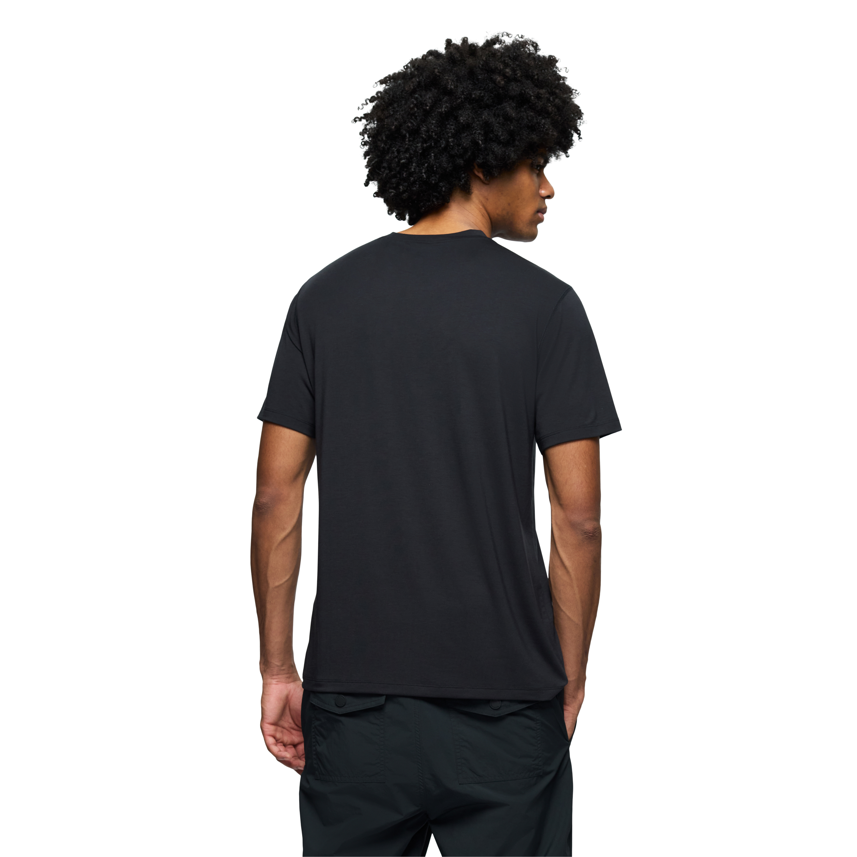 POLO HOMBRE HORIZON TENCEL NEGRO - 3