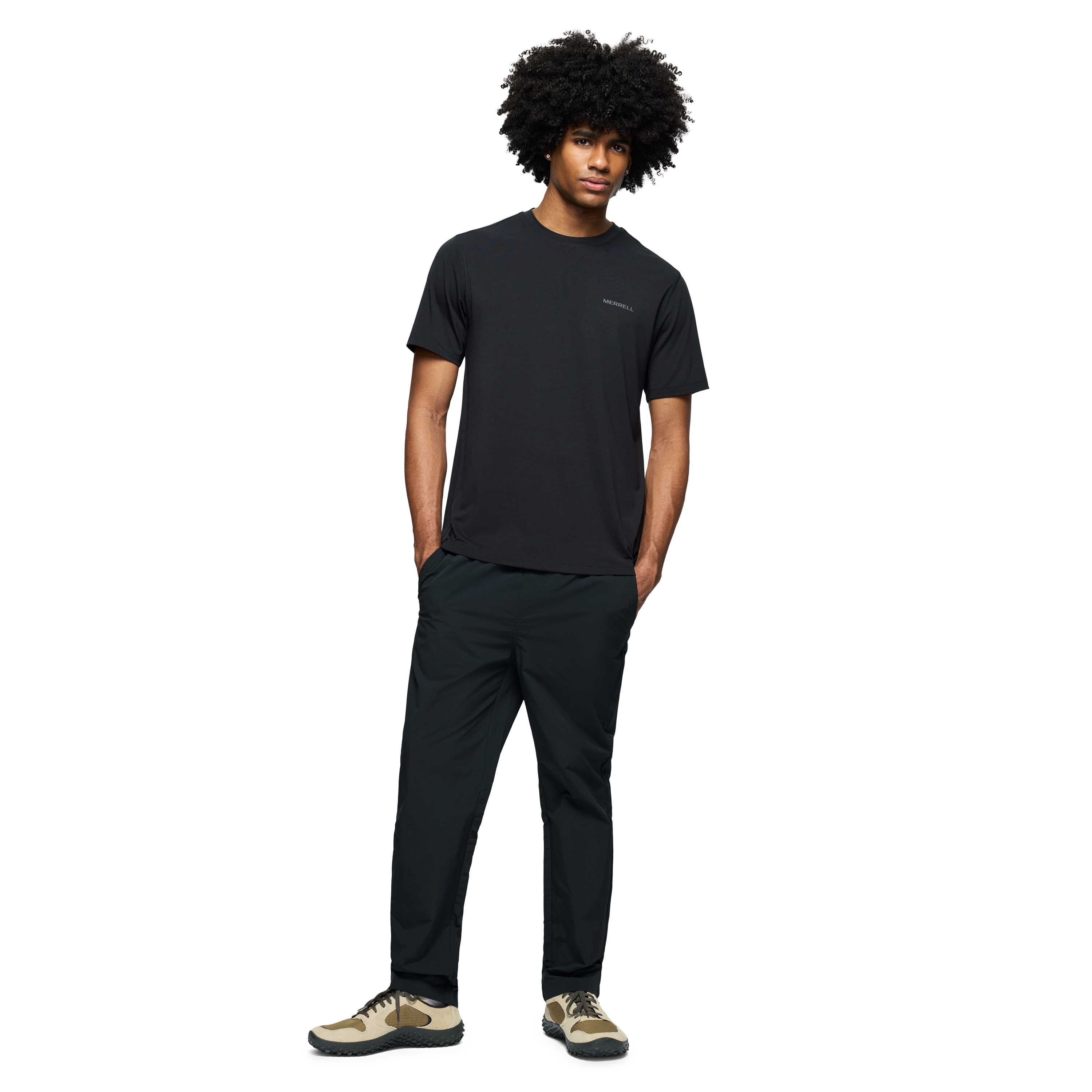 POLO HOMBRE HORIZON TENCEL NEGRO - 4