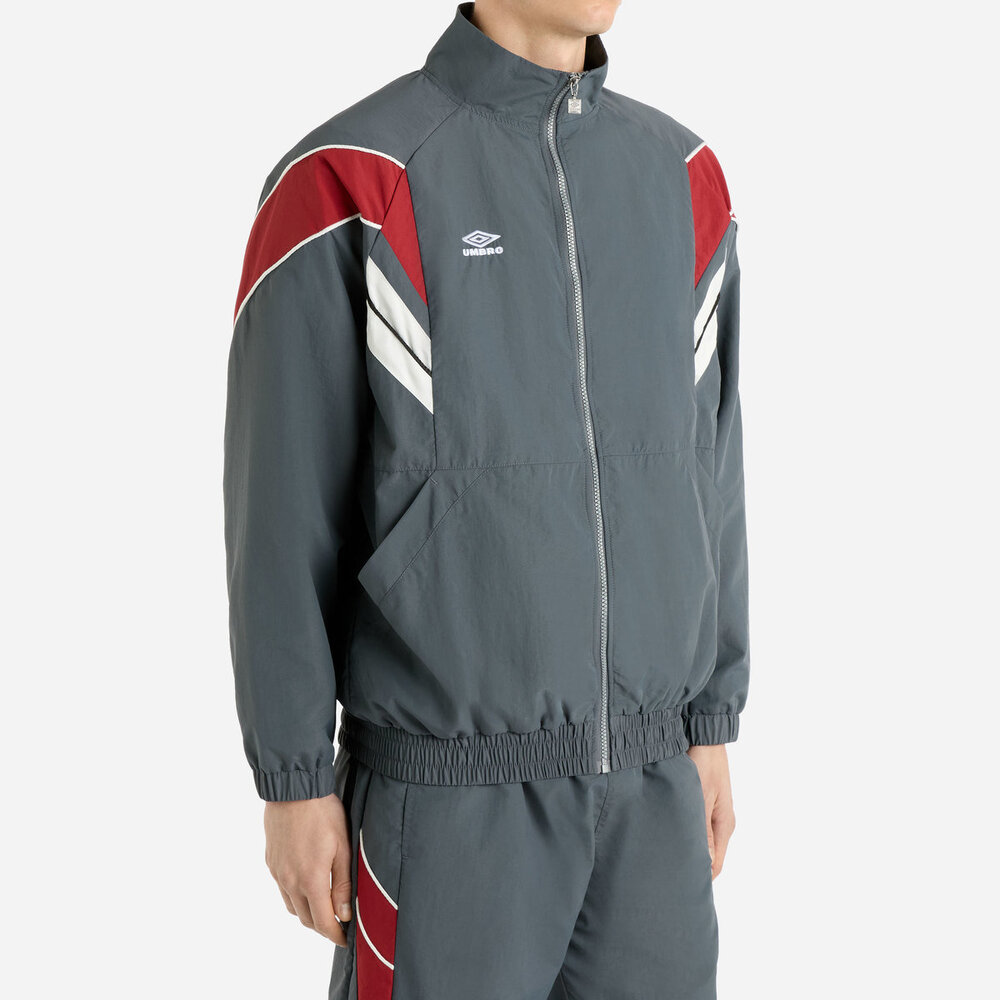CASACA HOMBRE RELAXED TRACK GRIS - 1