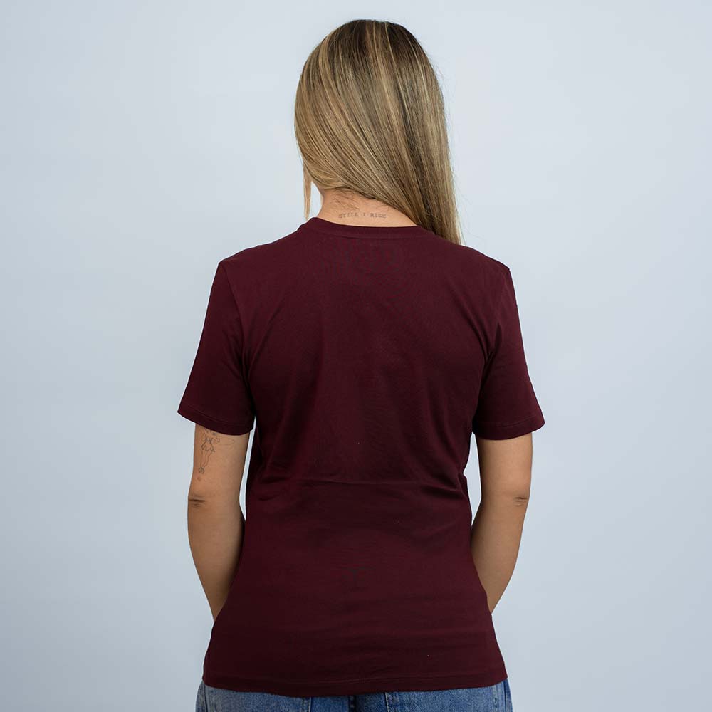 POLO MUJER BASIC MERRELL EST GUINDA - 4