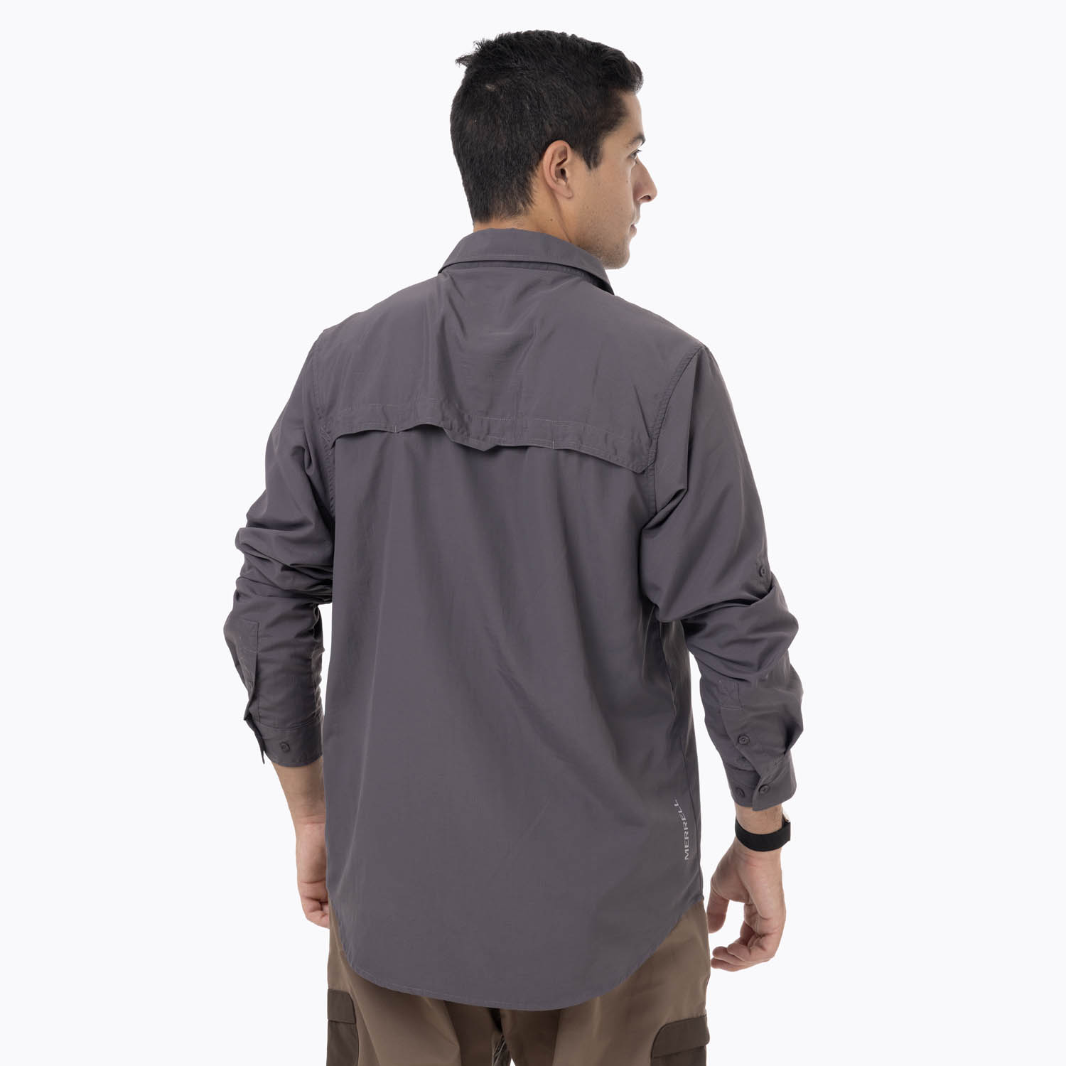 CAMISA HOMBRE KUSKOV GRIS - 3