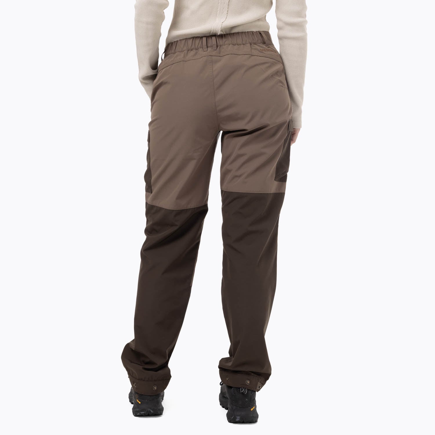 PANTALÓN MUJER TECHNICAL WITH PRE-SHAPED KNEES MARRÓN - 3