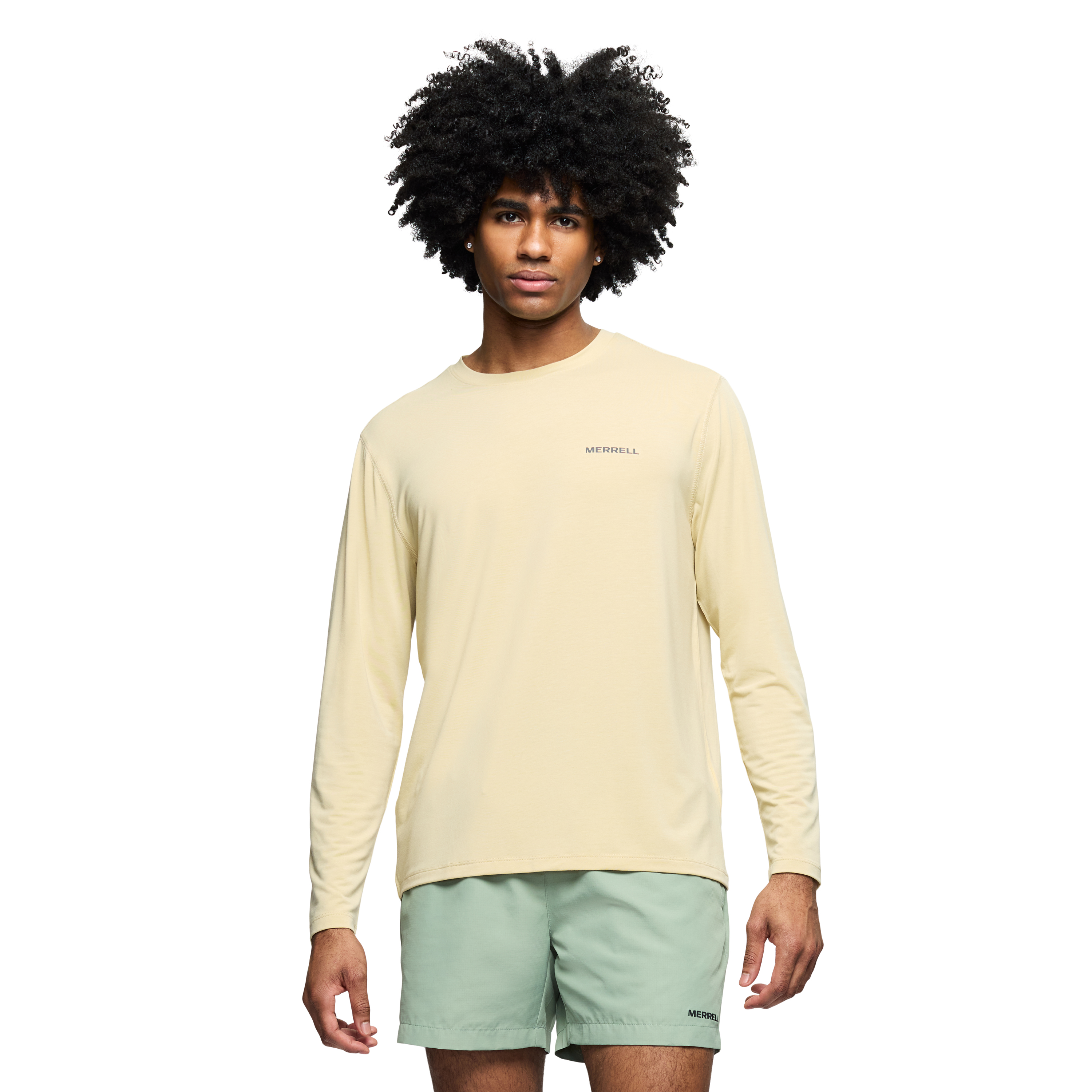POLO HOMBRE VISTA TENCEL LS BEIGE - 1