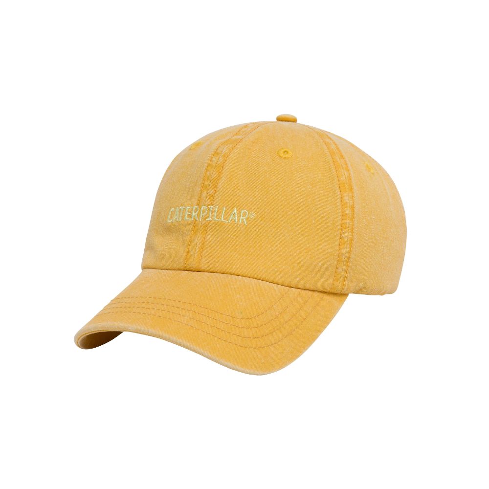 GORRO UNISEX 6 PANEL WASHED UNSTRUCTURED  AMARILLO - 1