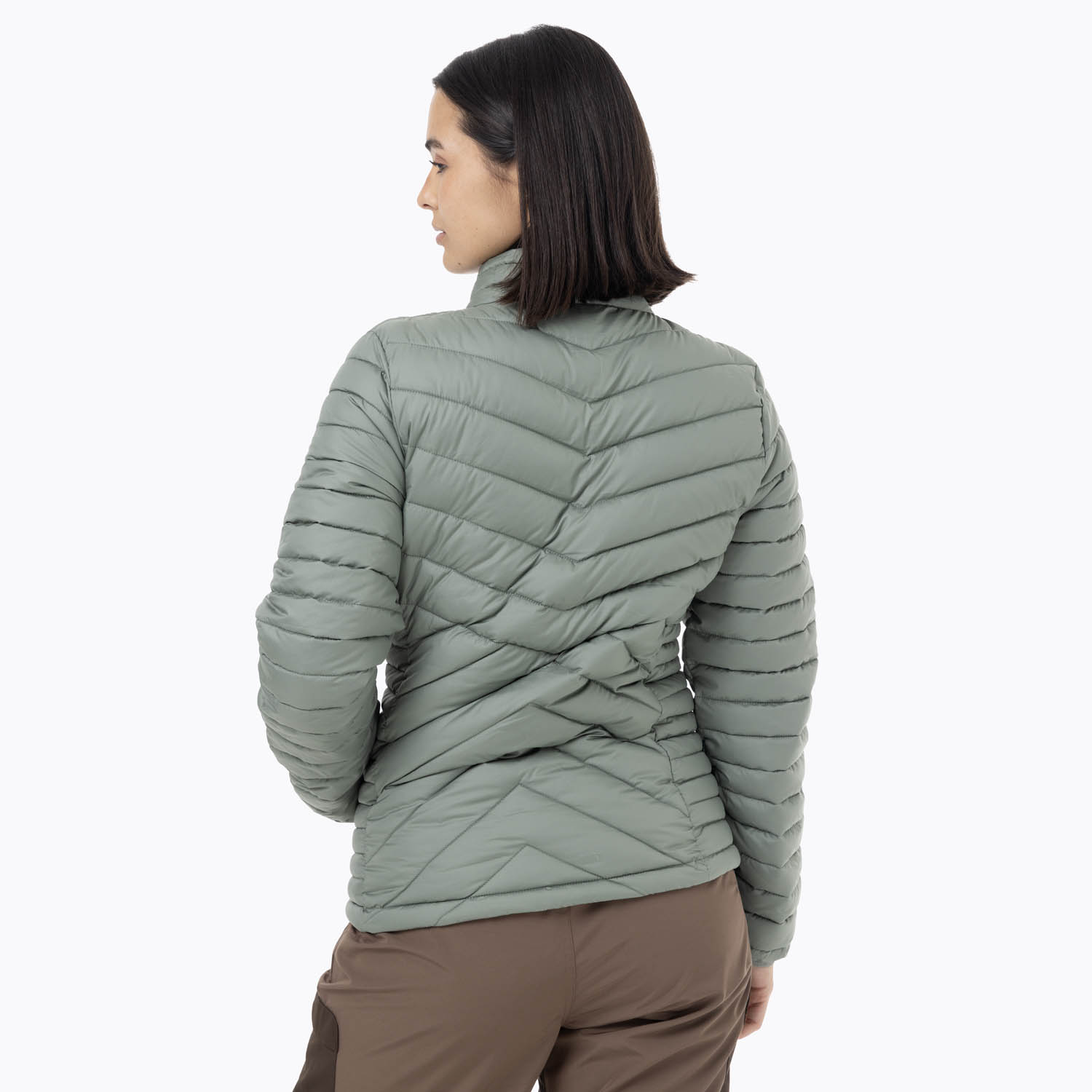 CASACA MUJER FULL ZIPPER PARKA VERDE - 3