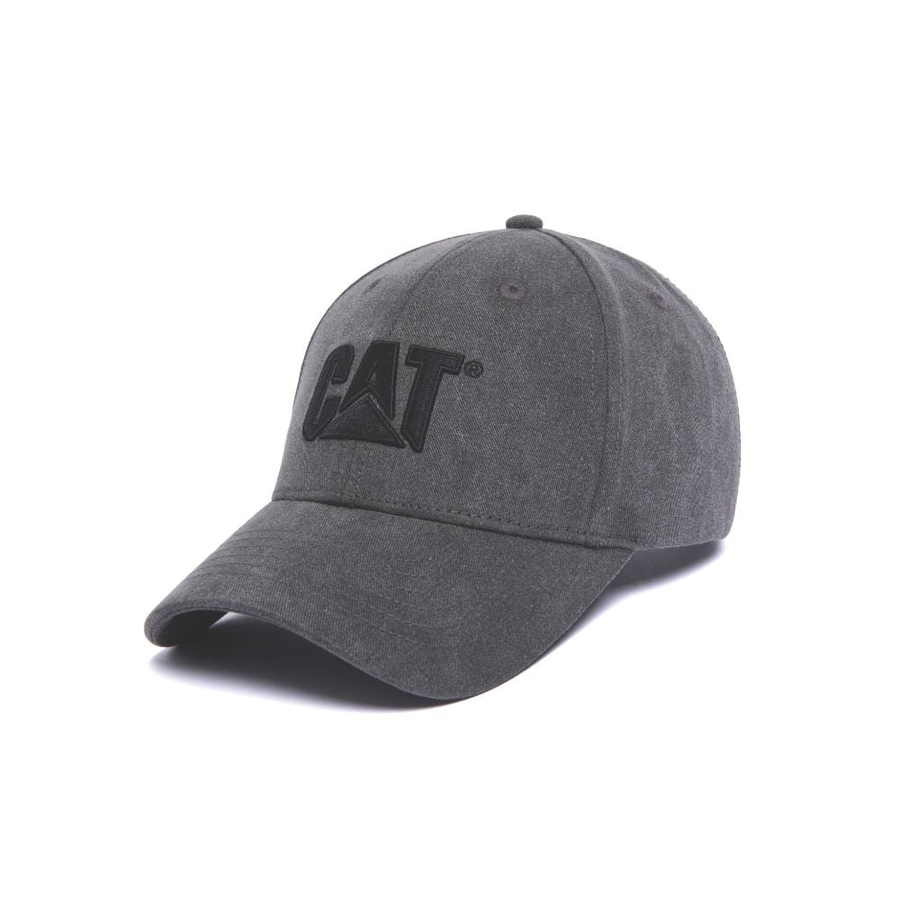 GORRO HOMBRE PIGMENT DYED CAT LOGO NEGRO - 1