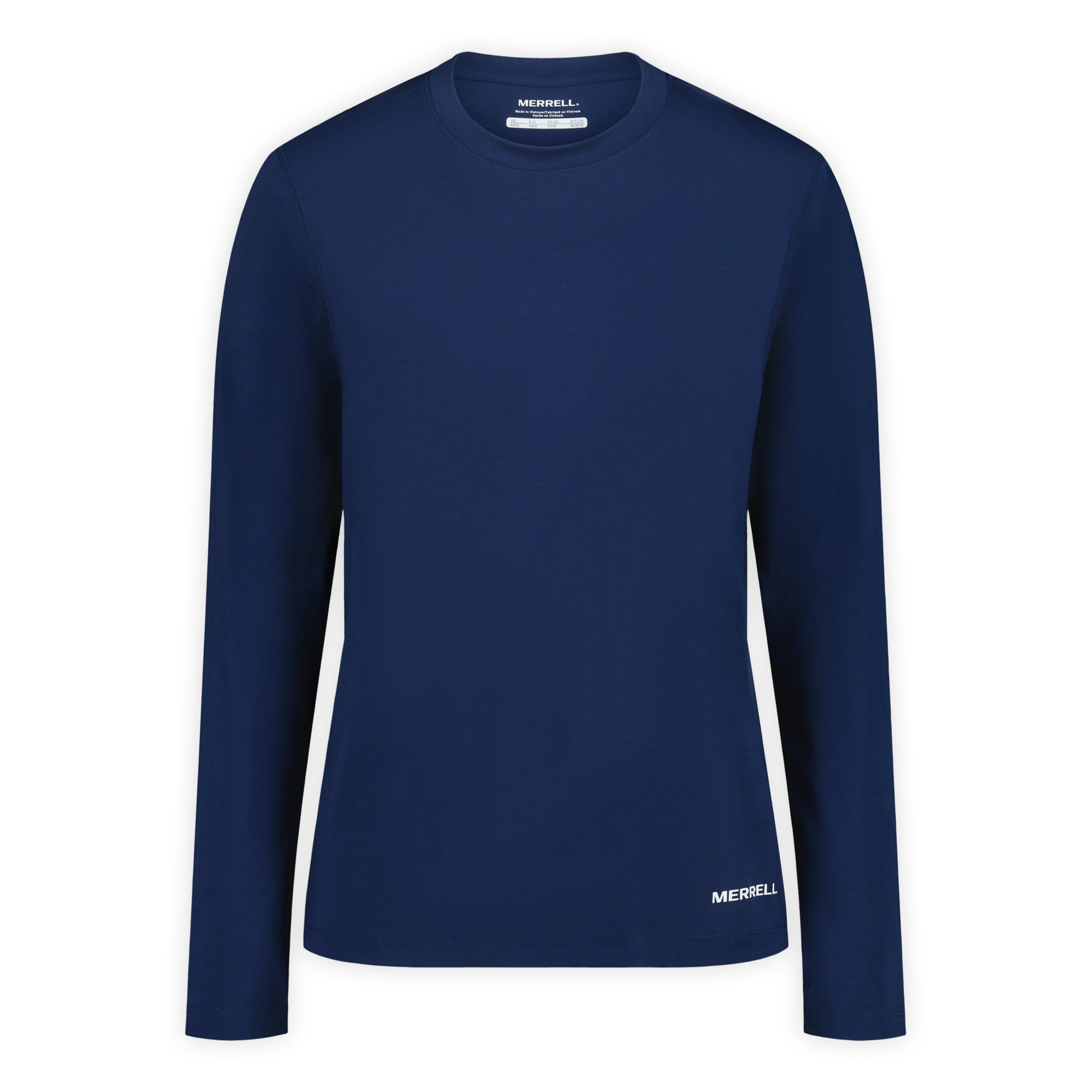 POLO MUJER LELA TENCEL LS AZUL - 6