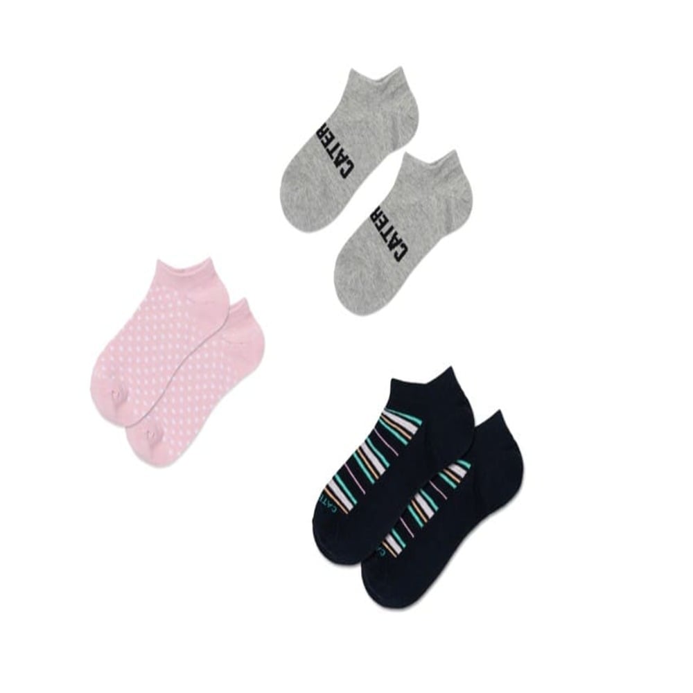MEDIAS MUJER NO SHOW 3-PACK MULTICOLOR - 1