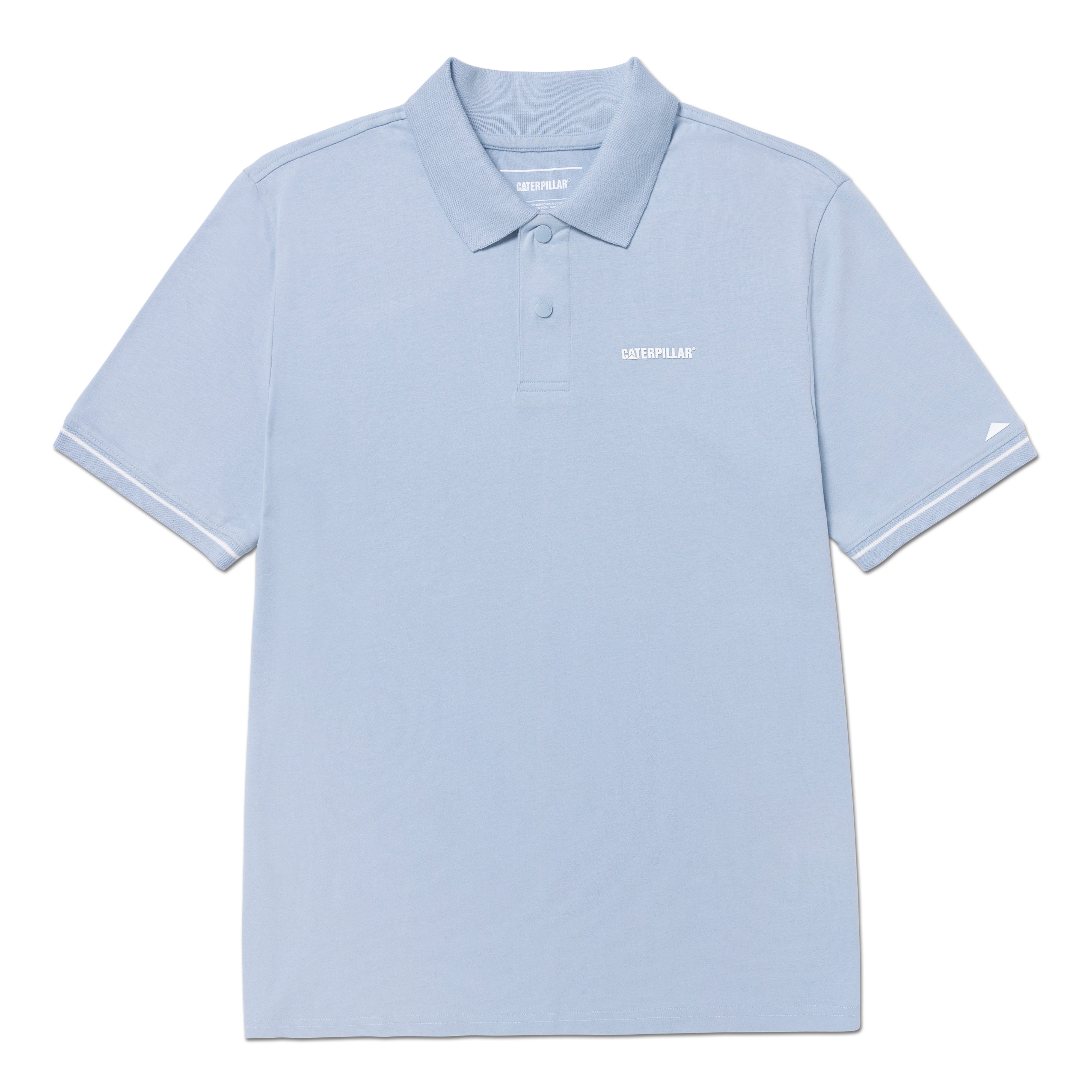POLO HOMBRE CATERPILLAR SLIM AZUL - 1