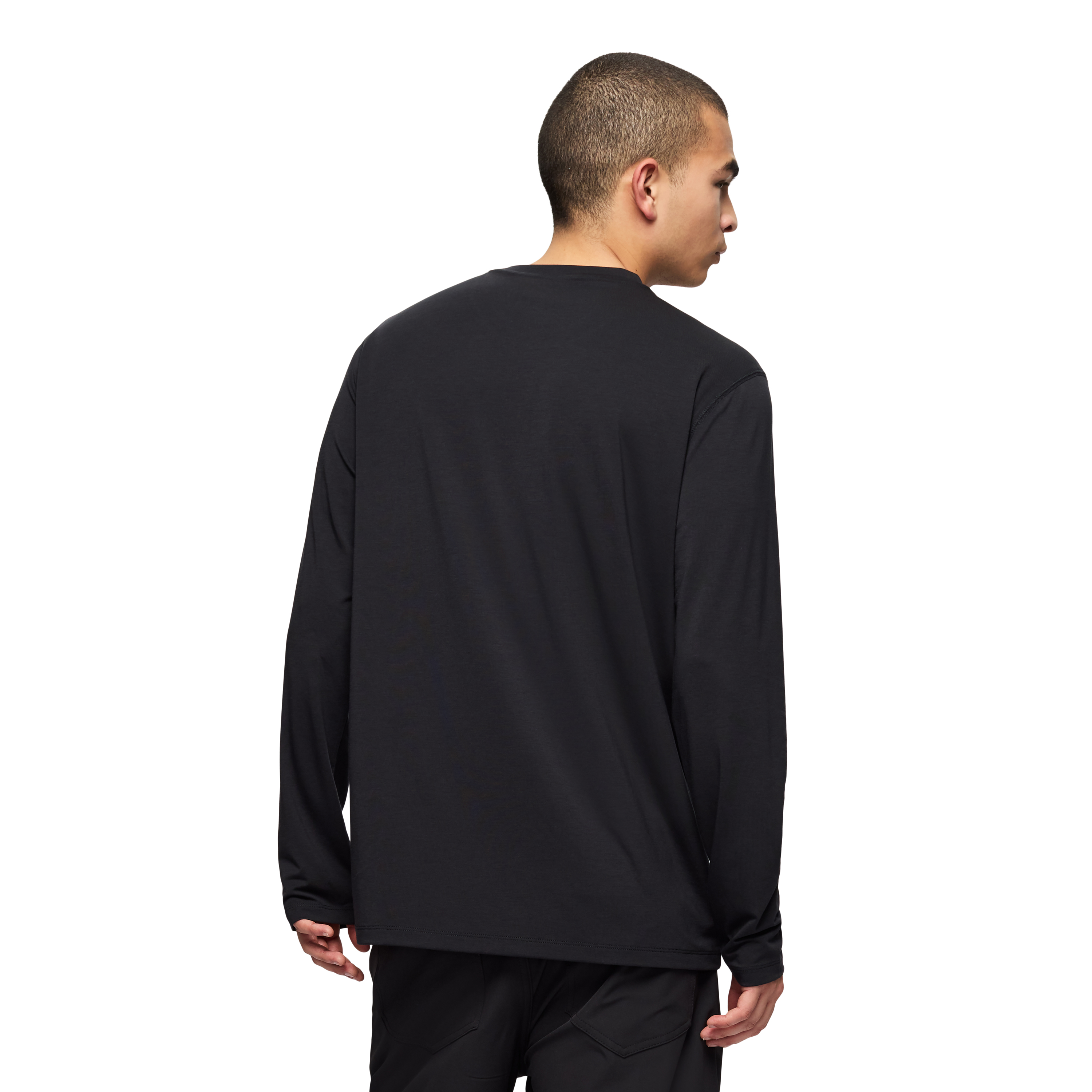 POLO HOMBRE VISTA TENCEL LS NEGRO - 3