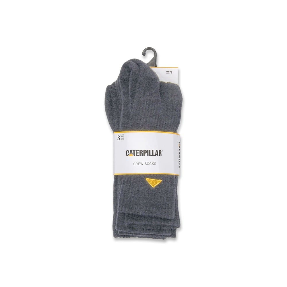 MEDIAS HOMBRE CAT BASICS CREW 3-PACK GRIS - 1