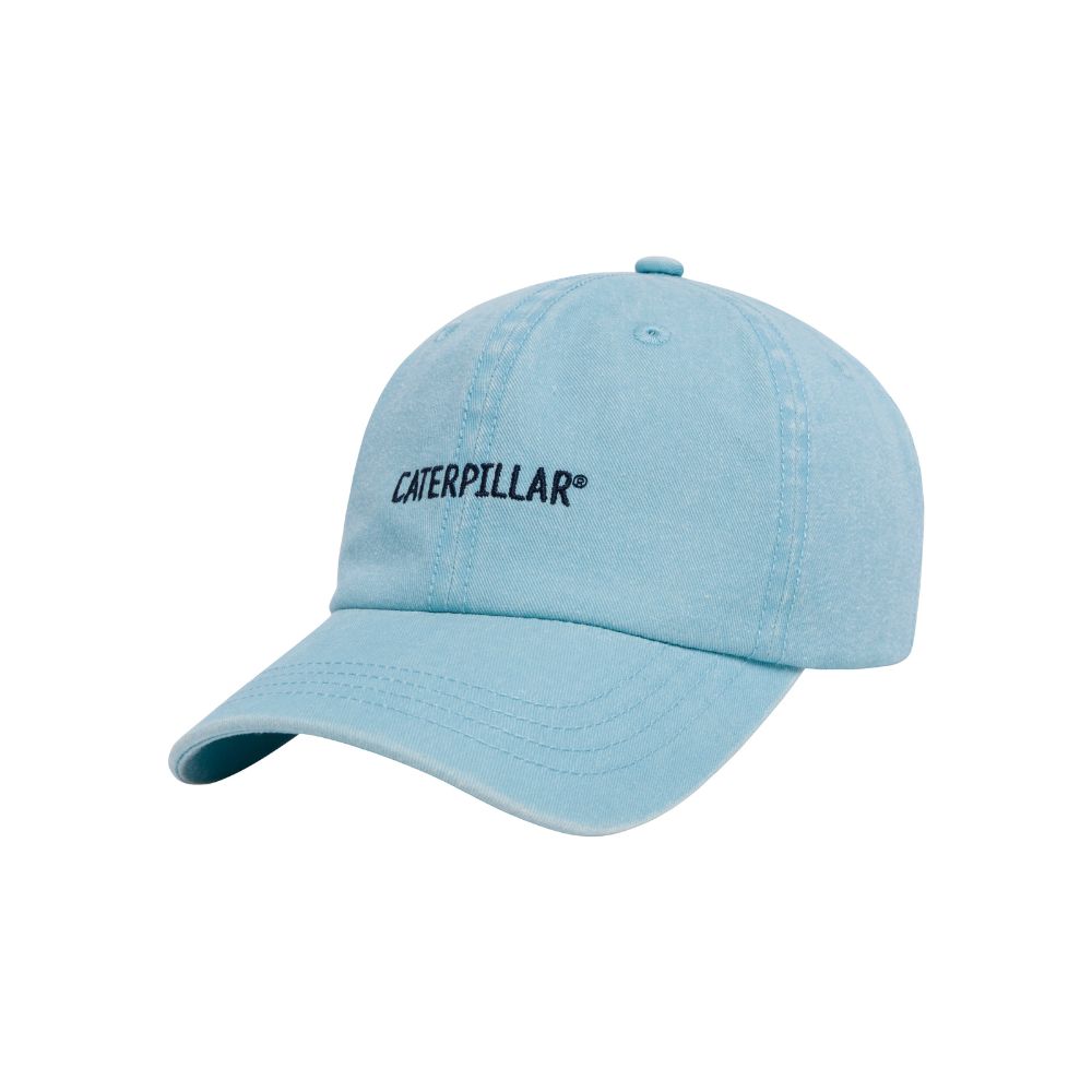 GORRO UNISEX 6 PANEL WASHED UNSTRUCTURED CELESTE - 1