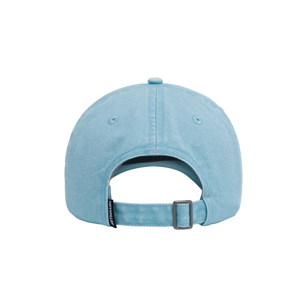GORRO UNISEX 6 PANEL WASHED UNSTRUCTURED  CELESTE - 2