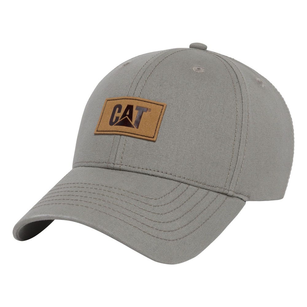 GORRO MUJER LOGO LEATHER PATCH GRIS - 1