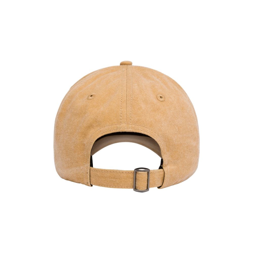 GORRO UNISEX 6 PANEL UNSTRUCTURED LOGO AMARILLO - 2