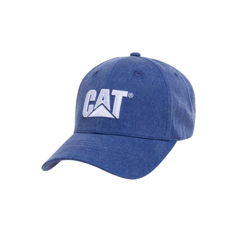 GORRO UNISEX PIGMENT DYED CAT LOGO MORADO - 1