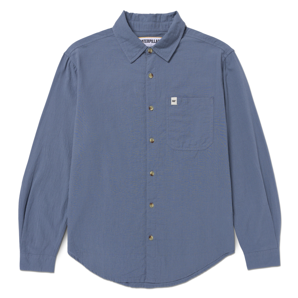 CAMISA HOMBRE LIGHTWEIGHT RELAXED L/S AZUL - 1