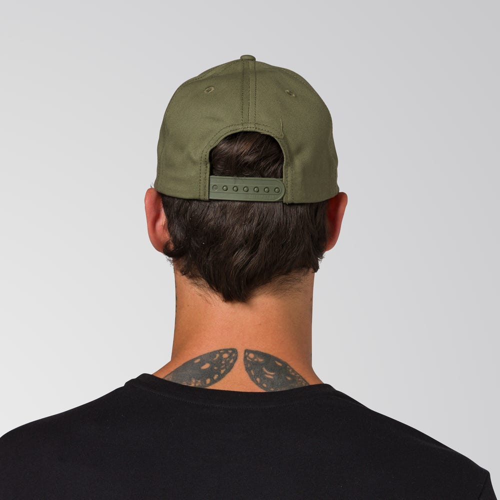 GORRO HOMBRE CAT LOGO VERDE - 6
