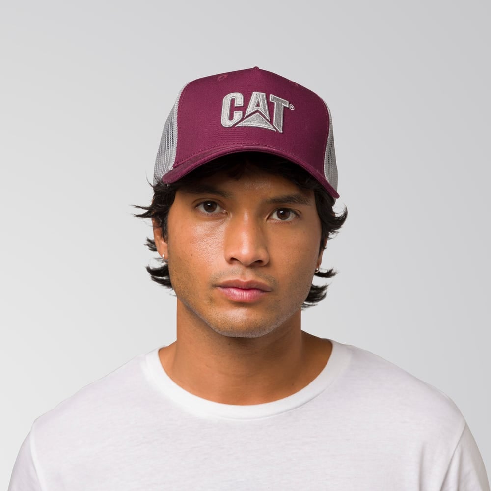 GORRO HOMBRE TRUCKER 2D LOGO MORADO - 3