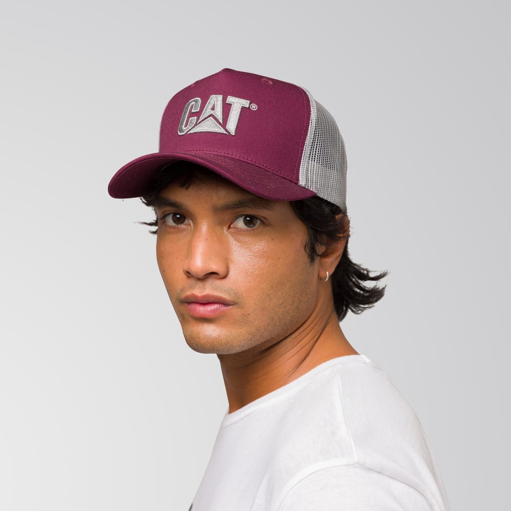GORRO HOMBRE TRUCKER 2D LOGO MORADO - 6