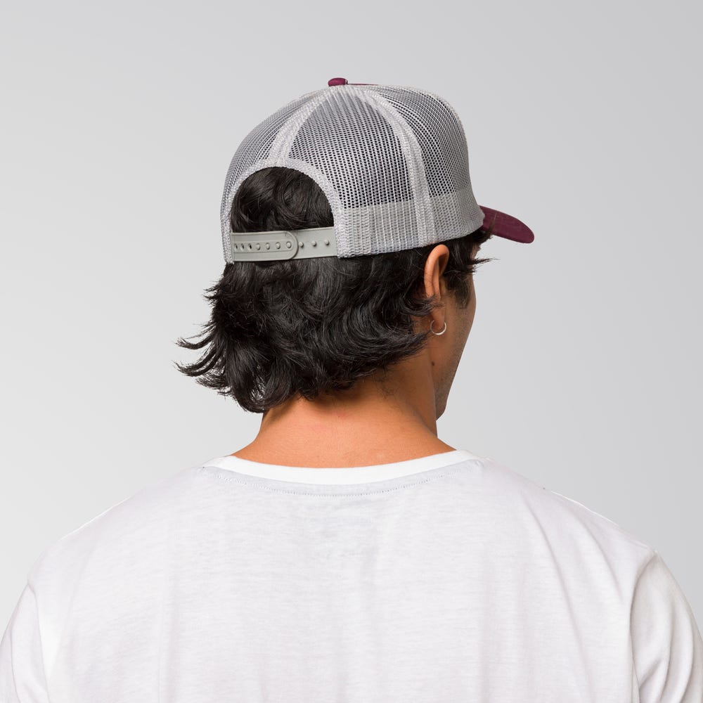 GORRO HOMBRE TRUCKER 2D LOGO MORADO - 7