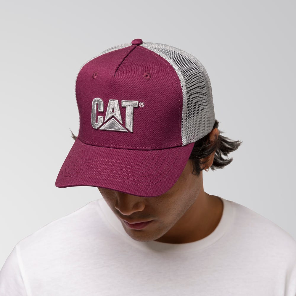 GORRO HOMBRE TRUCKER 2D LOGO MORADO - 8