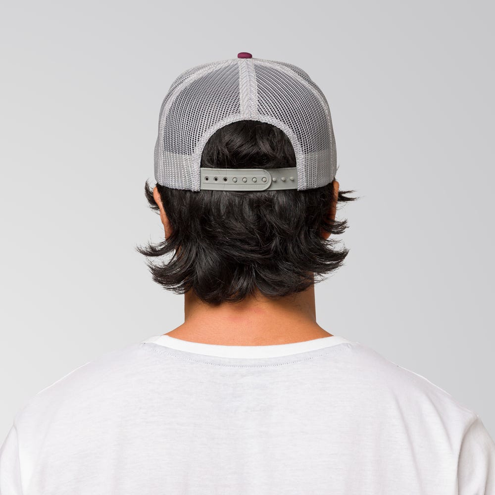 GORRO HOMBRE TRUCKER 2D LOGO MORADO - 9