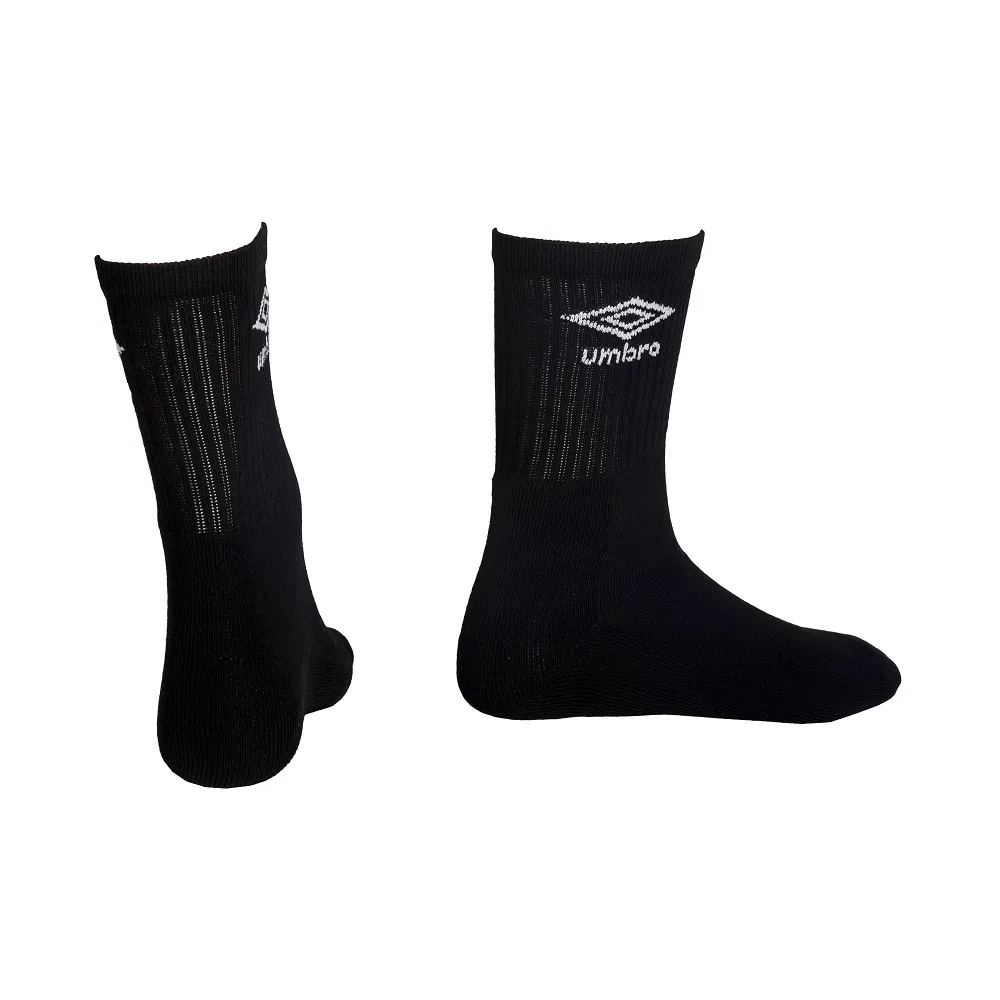 MEDIAS UNISEX 3 PACK CREW NEGRO - 2