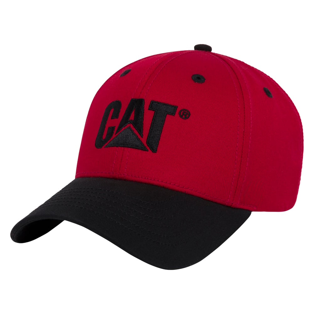 GORRO HOMBRE CAT LOGO COMBINATION ROJO - 1