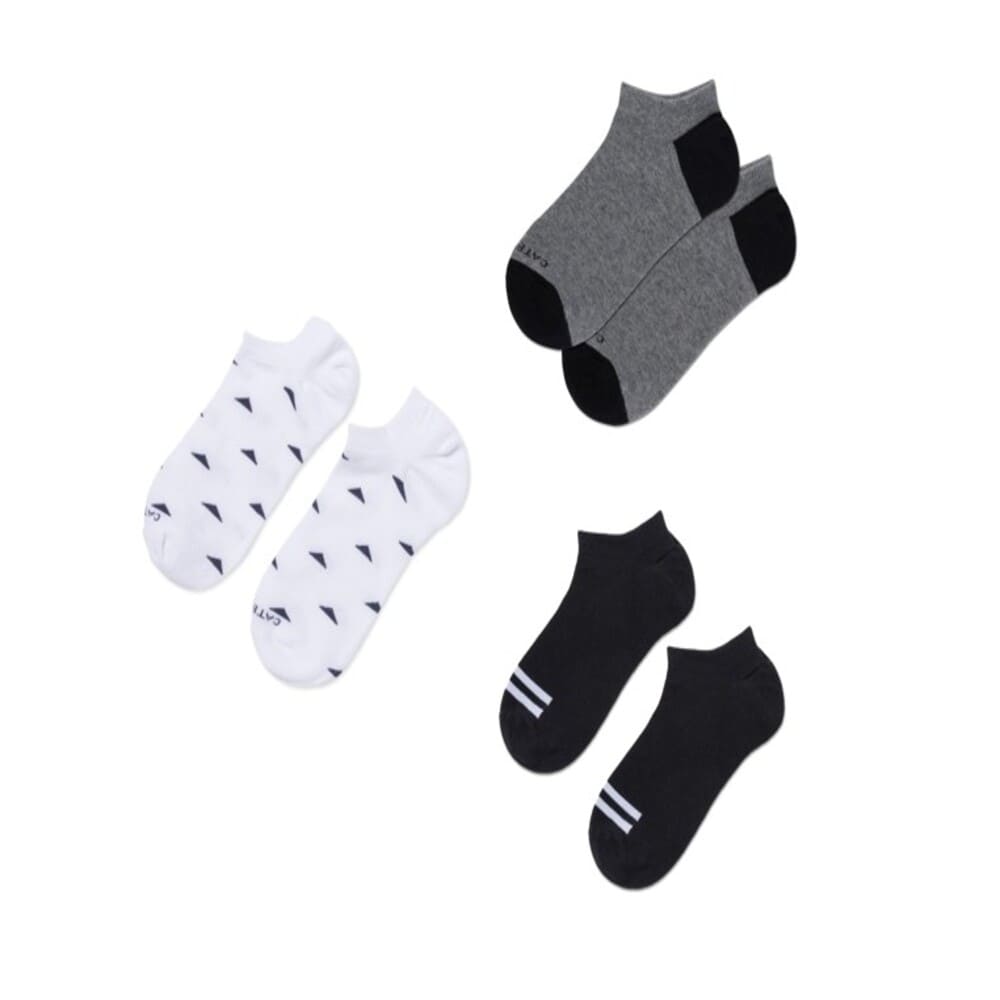 MEDIAS MUJER NO SHOW 3-PACK MULTICOLOR - 1