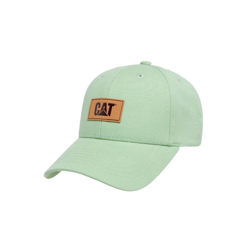 GORRO MUJER LOGO LEATHER PATCH VERDE - 1