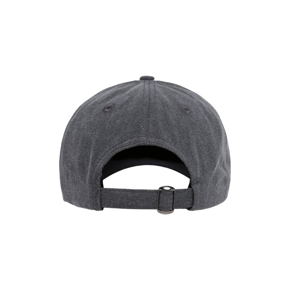 GORRO UNISEX 6 PANEL UNSTRUCTURED LOGO NEGRO - 2