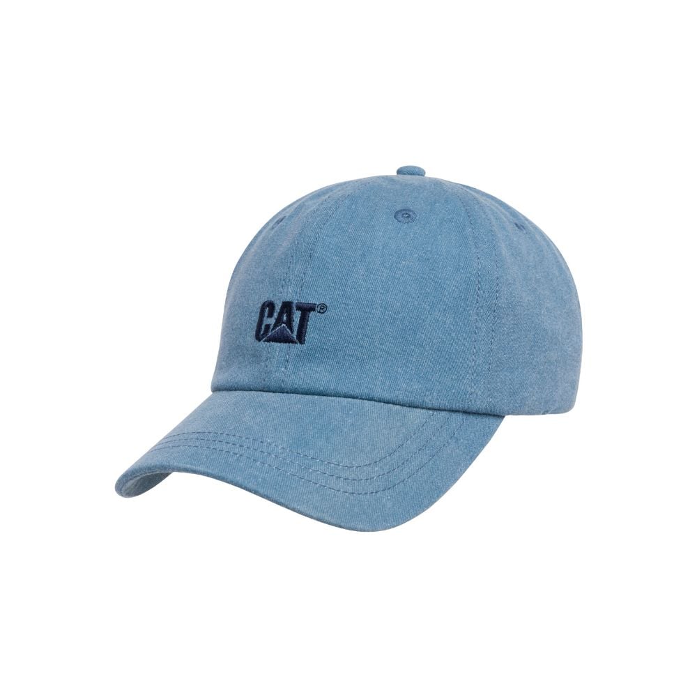 GORRO UNISEX 6 PANEL UNSTRUCTURED LOGO AZUL - 1