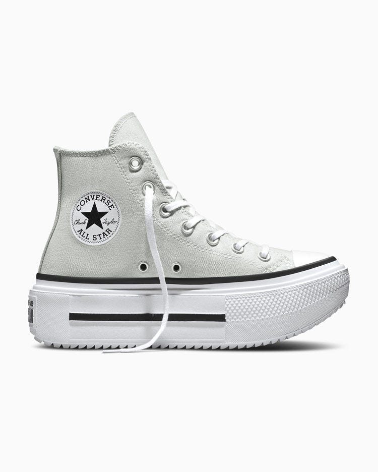 ZAPATILLAS CHUCK TAYLOR DOUBLE STACK PLATFORM SEASONAL GRIS - 1