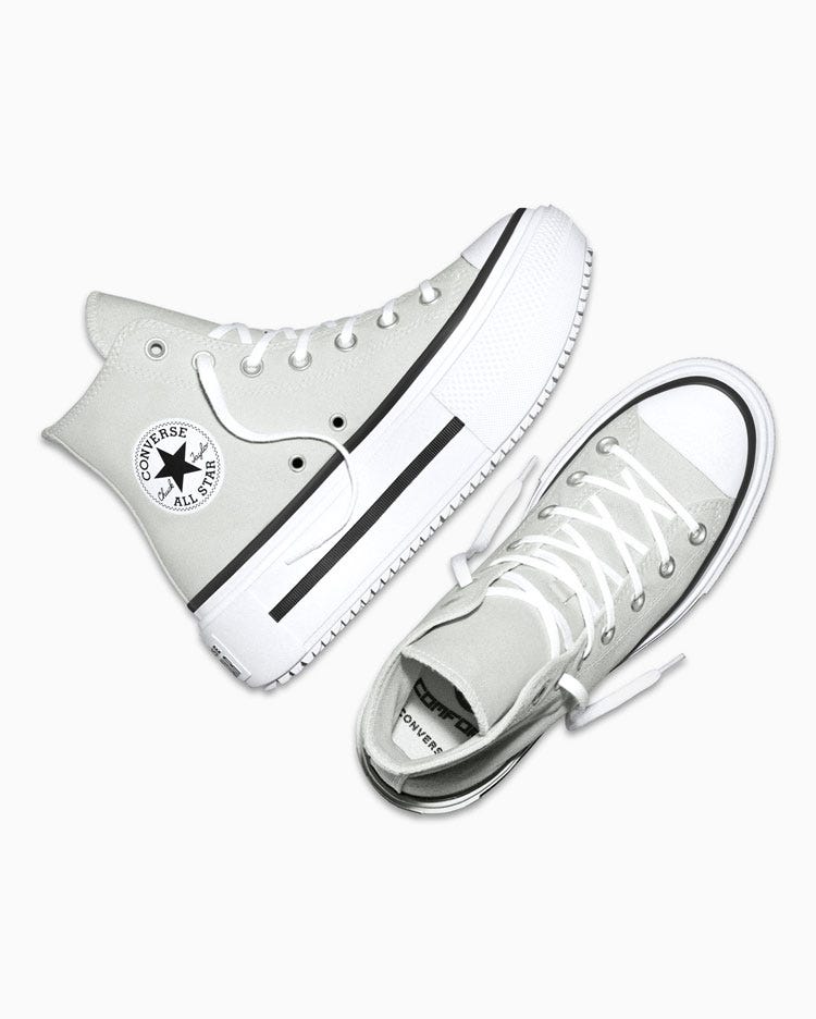 ZAPATILLAS CHUCK TAYLOR DOUBLE STACK PLATFORM SEASONAL GRIS - 3