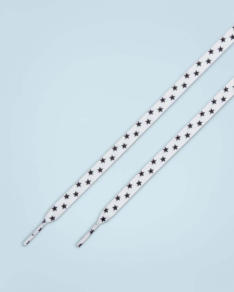 PASADORES MUJER 45' TOSSED STAR LACE BLANCO - 1