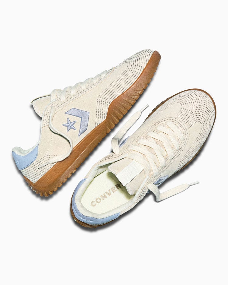 ZAPATILLAS MUJER RUN STAR TRAINER STITCHED SUEDE CREMA - 3