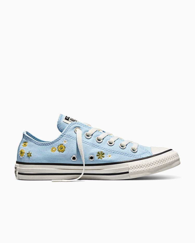 CHUCK TAYLOR ALL STAR EMBROIDERED FLORALS CELESTE - 2