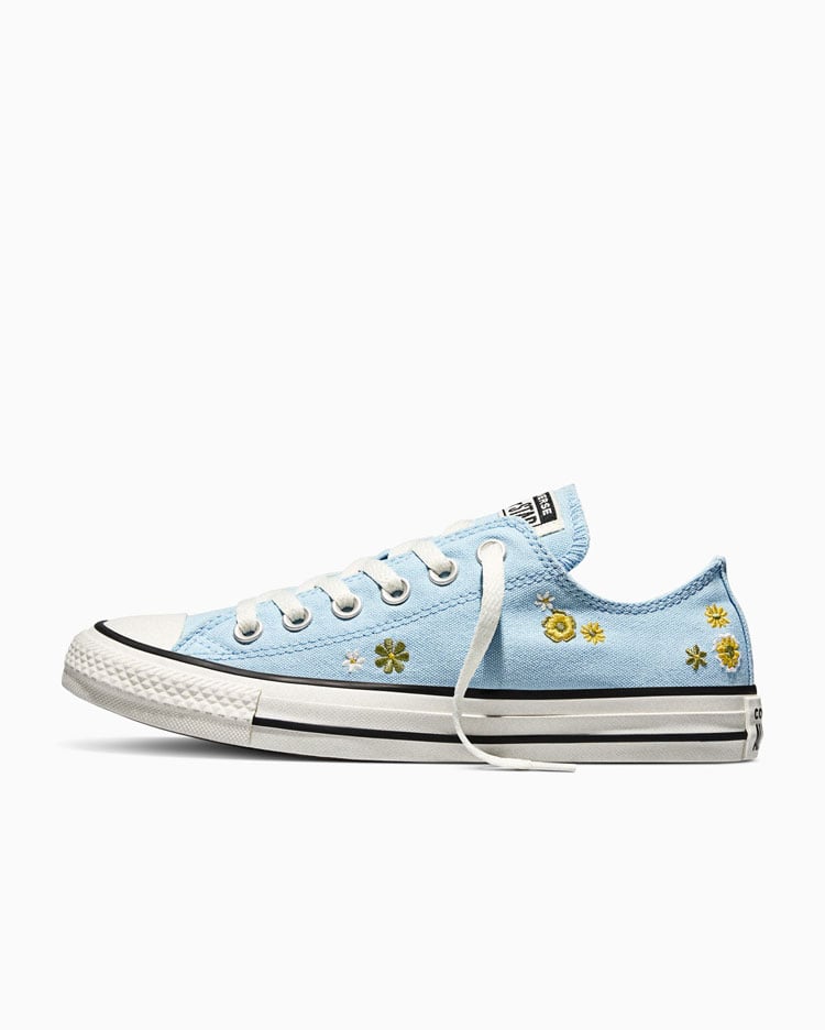 CHUCK TAYLOR ALL STAR EMBROIDERED FLORALS CELESTE - 3