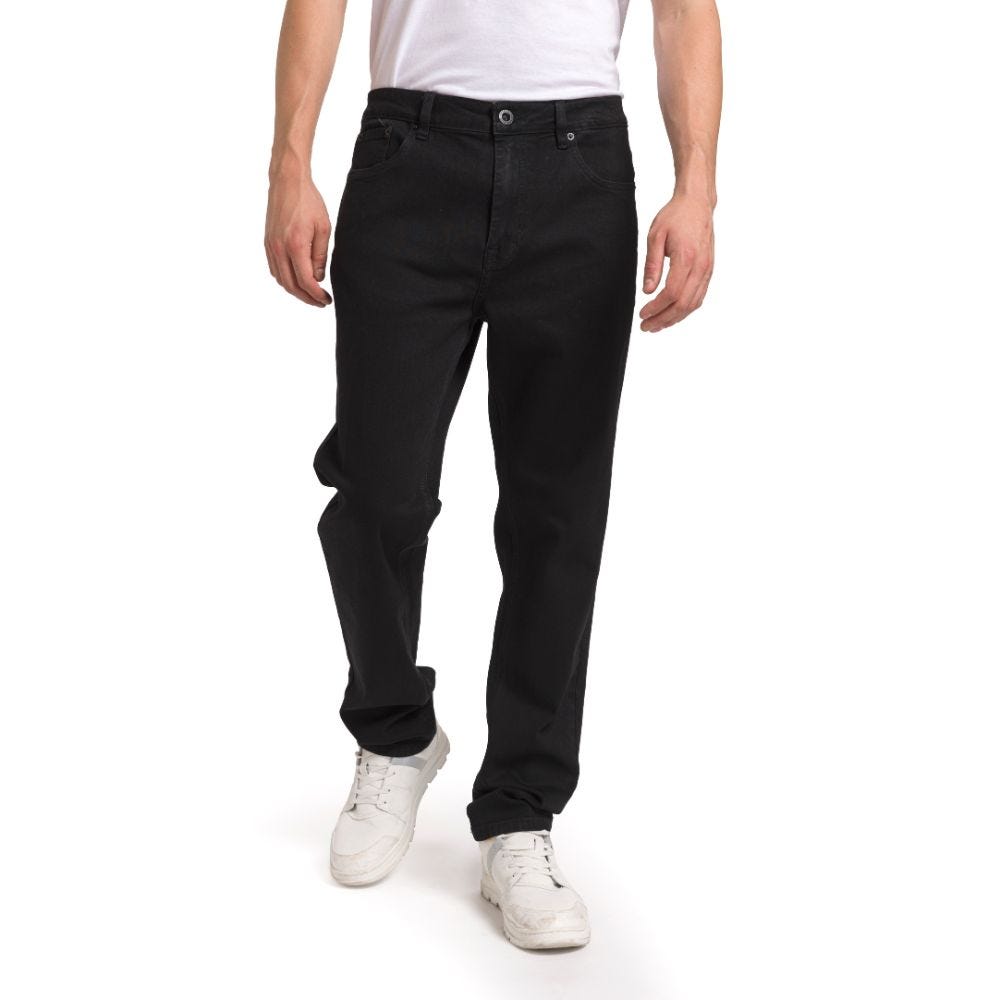 PANTALÓN JEAN HOMBRE TRIBLEND STRETCH DENIM SLIM NEGRO - 6