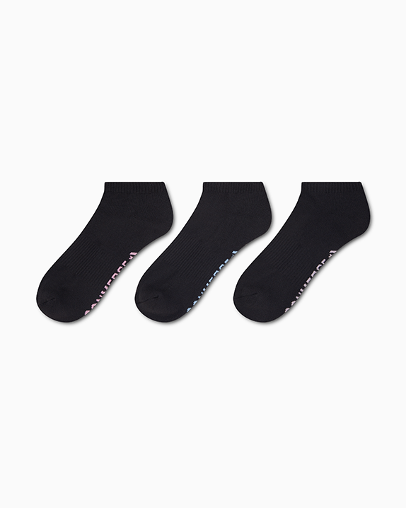 MEDIAS MUJER PACK X3 TALONERAS NEGRO V1 - 1