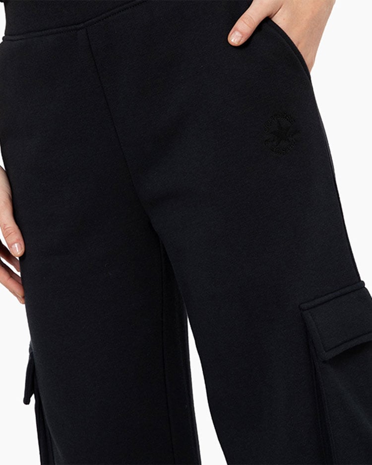 BUZO MUJER CARGO FLARE NEGRO V1 - 3
