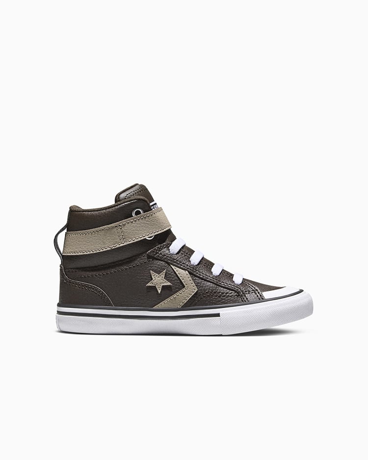 ZAPATILLAS NIÑOS PRO BLAZE EASY-ON LEATHER MARRÓN - 1